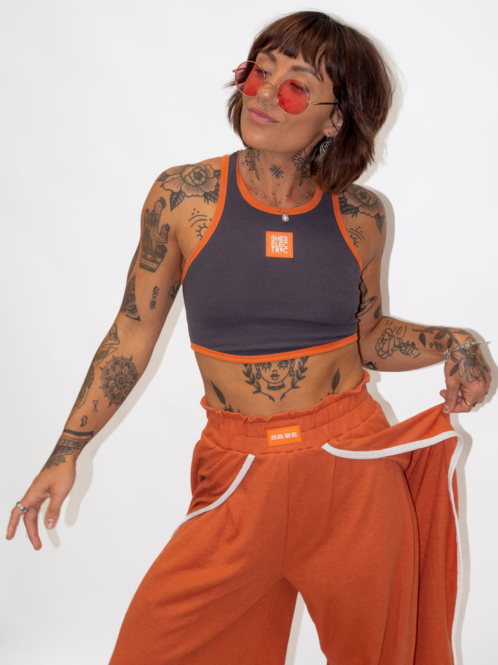 The Lava Ribbed Singlet