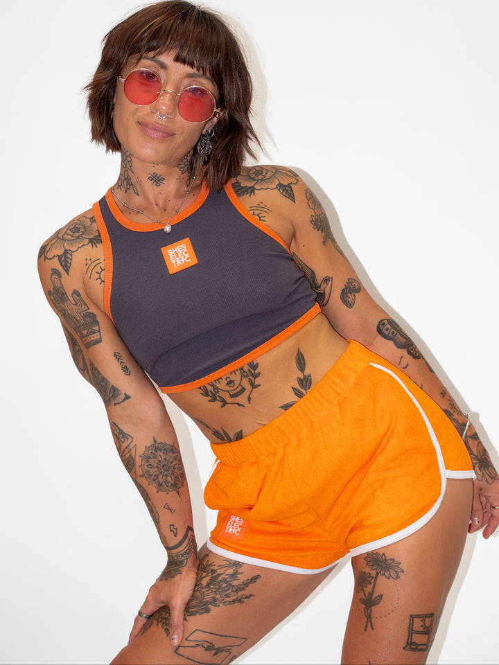 The Lava Ribbed Singlet